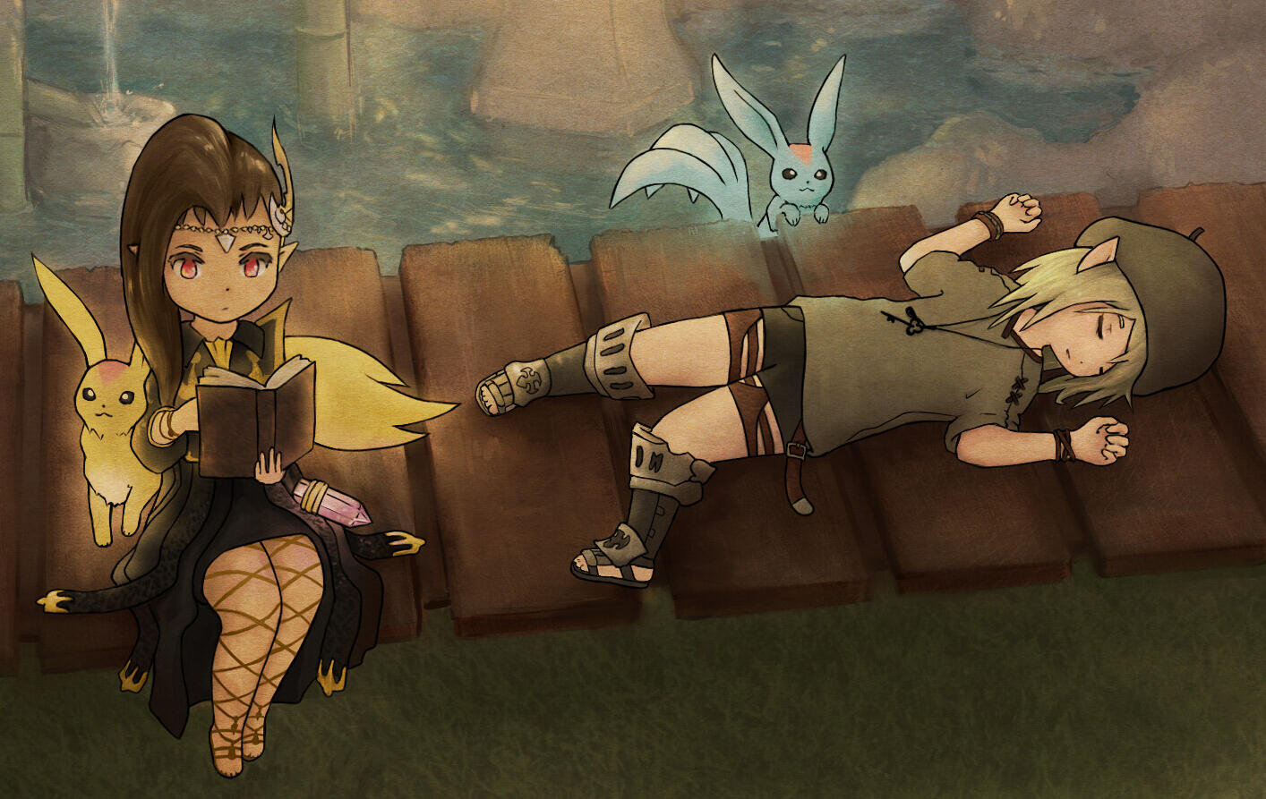 FFXIV - Mint and Cocoa