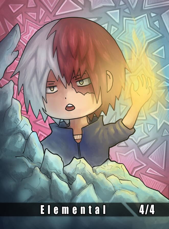 Chibi Todoroki: 4/4 Elemental