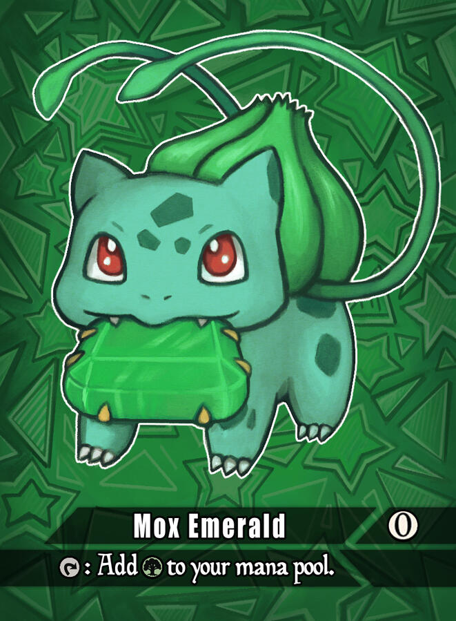 Bulbasaur: Mox Emerald